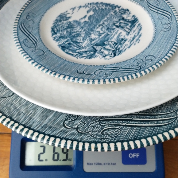 CURRIER & IVES 3 Bundle Dinner Table Plates - Picture 15 of 16